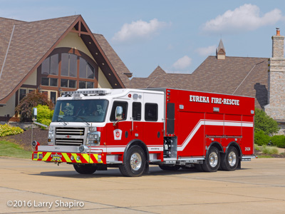 Eureka MO Fire District Engine 2434 Rosenbauer America Commander MP3 pumper tanker Larry Shapiro photographer shapirophotography.net